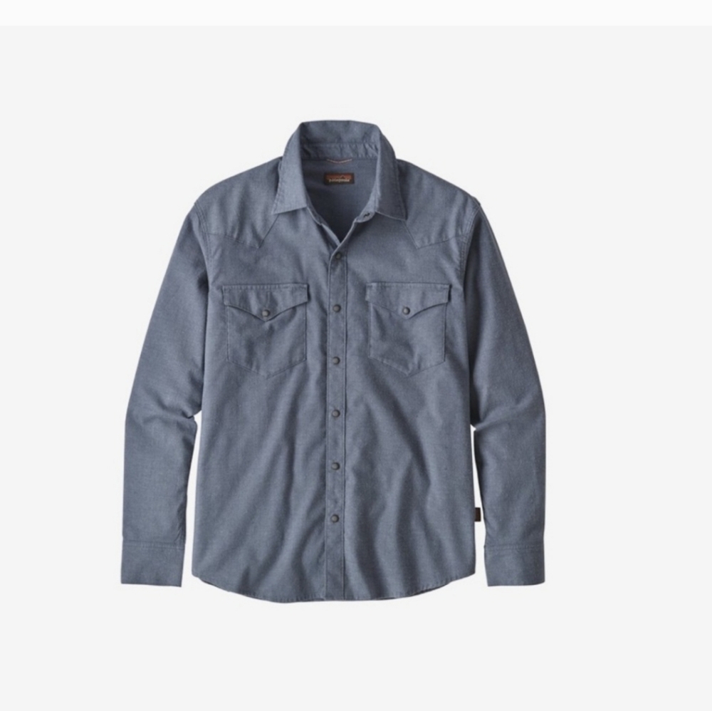 Patagonia Men's Long Sleeved Western Snap Work Shirt Size XL